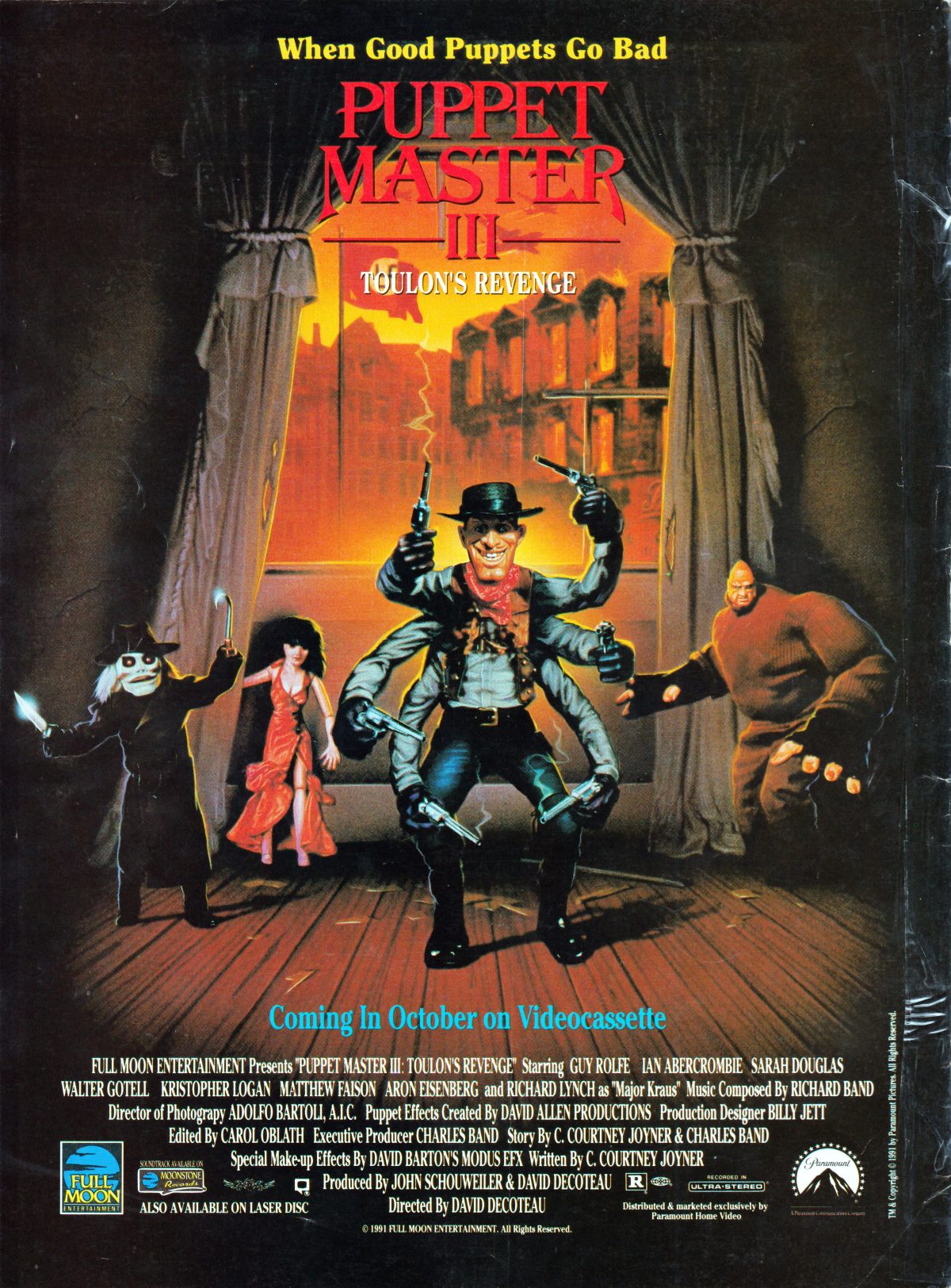 Watch Puppet Master III: Toulon's Revenge (1991) - Free Movies